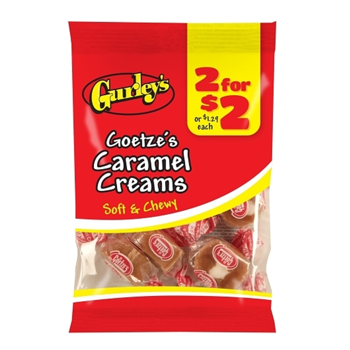 2 For $2 Caramel Cream, 2.5 Each, 12 Per Case