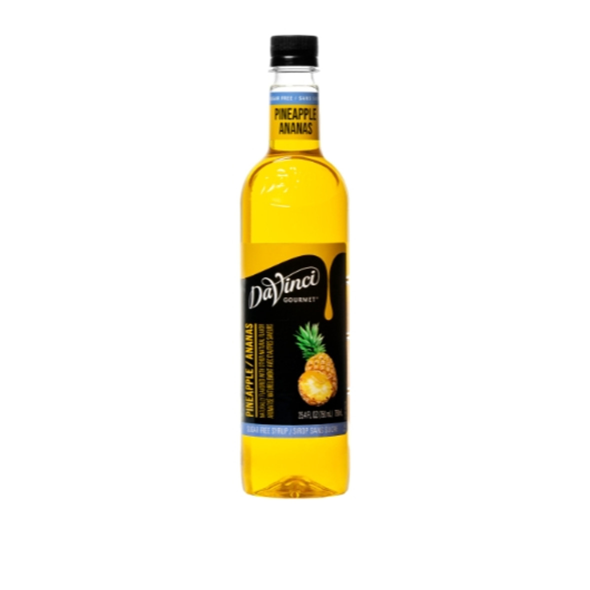 Davinci Gourmet Gourmet Sugar Free Pineapple Syrup, 750 Milliliter, 4 Per Case