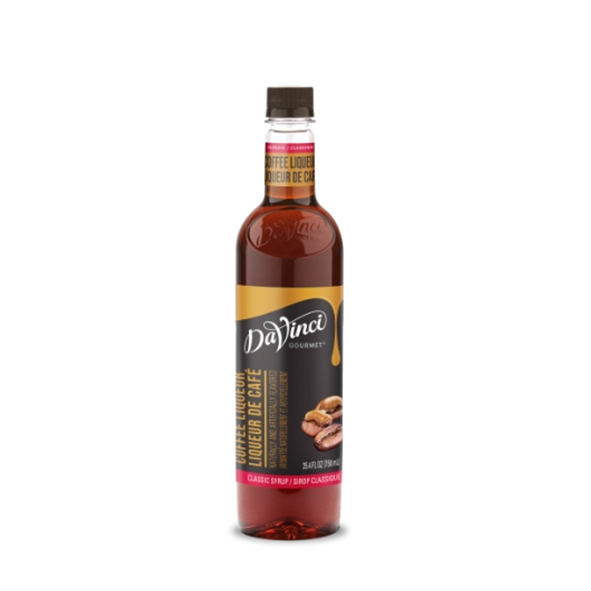 Davinci Gourmet Syrup Coffee Liqueur Flavored, 750 Milliliter, 4 Per Case