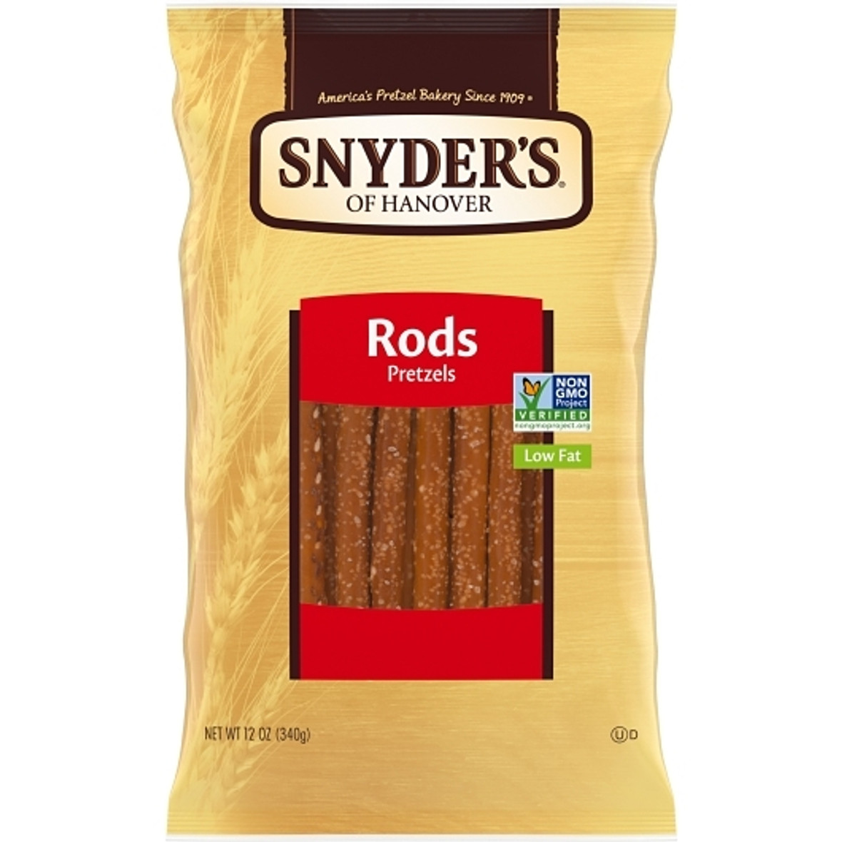 Snyder s Of Hanover Pretzel Rods, 12 Ounces, 12 Per Case