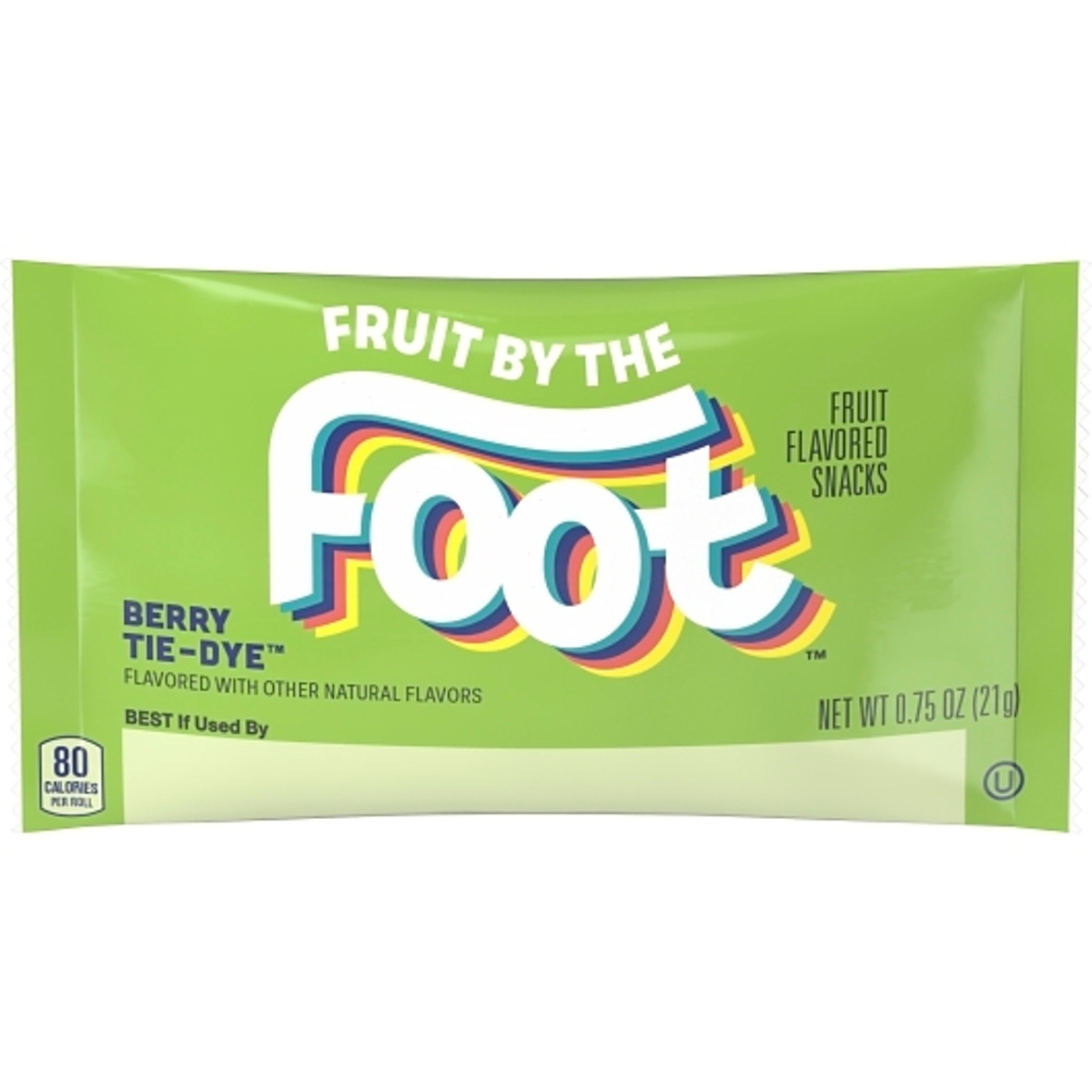 Fruit by the Foot Berry Tie-Dye - 0.5 oz. pack, 96 per case