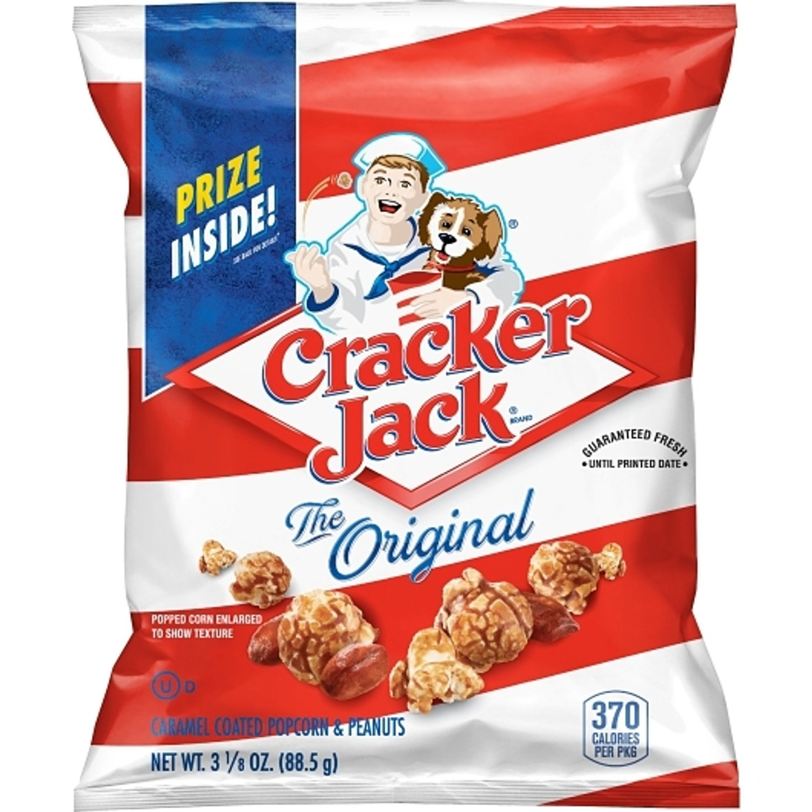 Cracker Jack Original Popcorn Snack, 3.125 Ounce, 28 Per Case