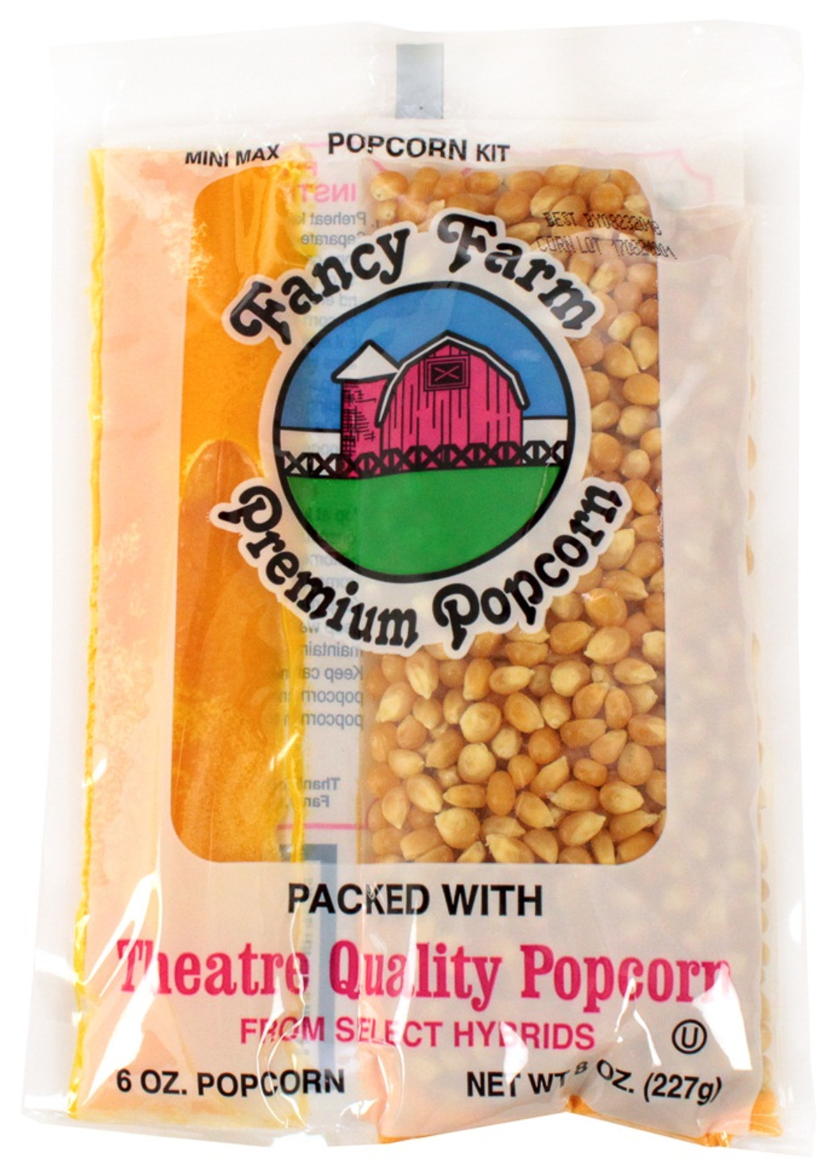 Fancy Farms Popcorn Cash & Carry Tray Pack, 8 Each, 45 Per Case