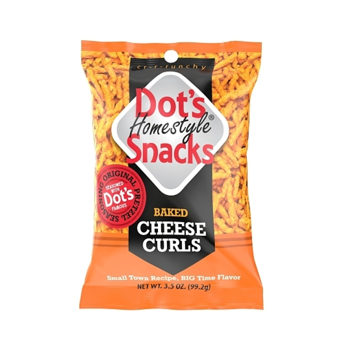 Dot s Pretzels Cheese Curl Case, 3.5 Ounce, 10 Per Case