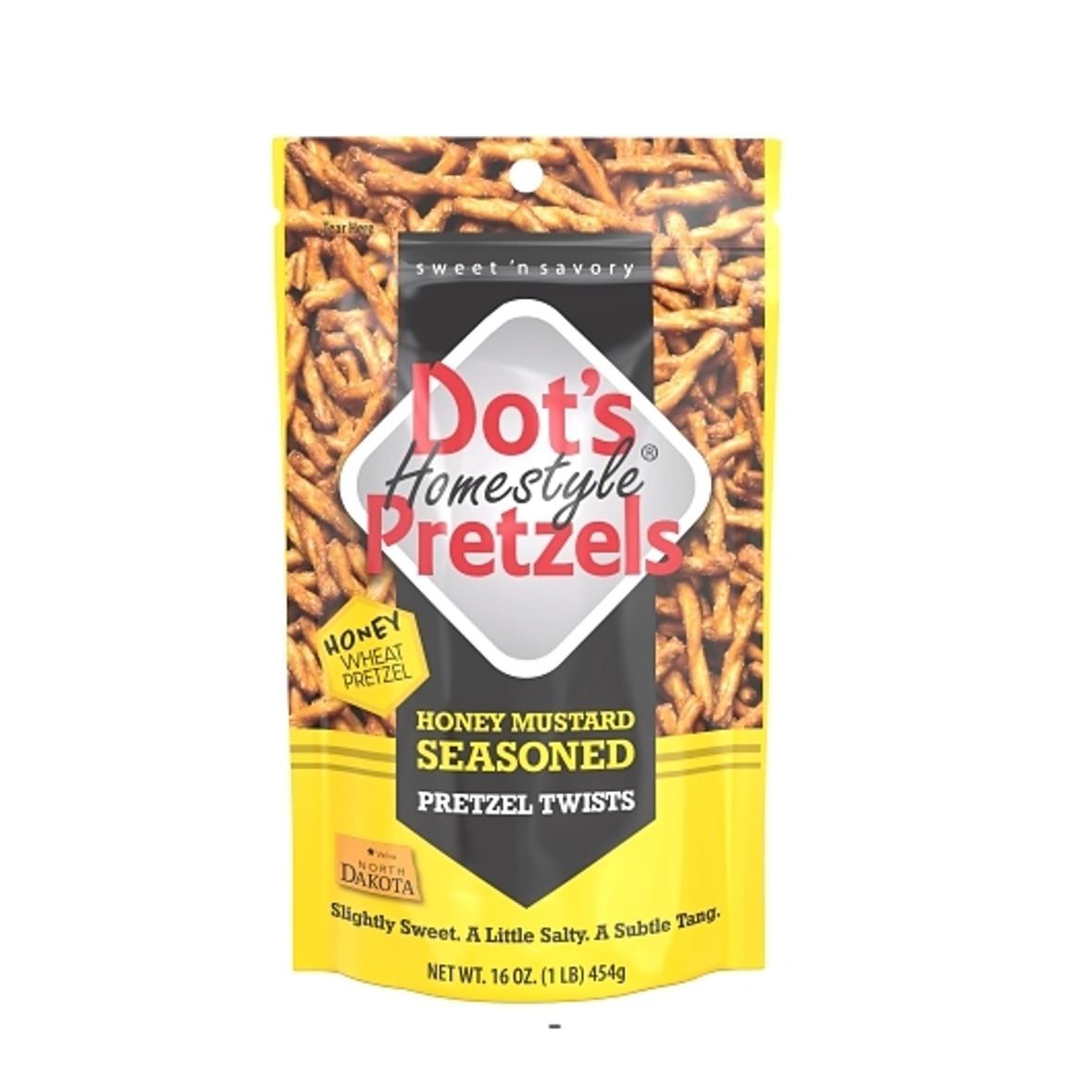 Dot s Pretzels Pretzel Honey Mustard, 16 Ounce, 16 Per Case