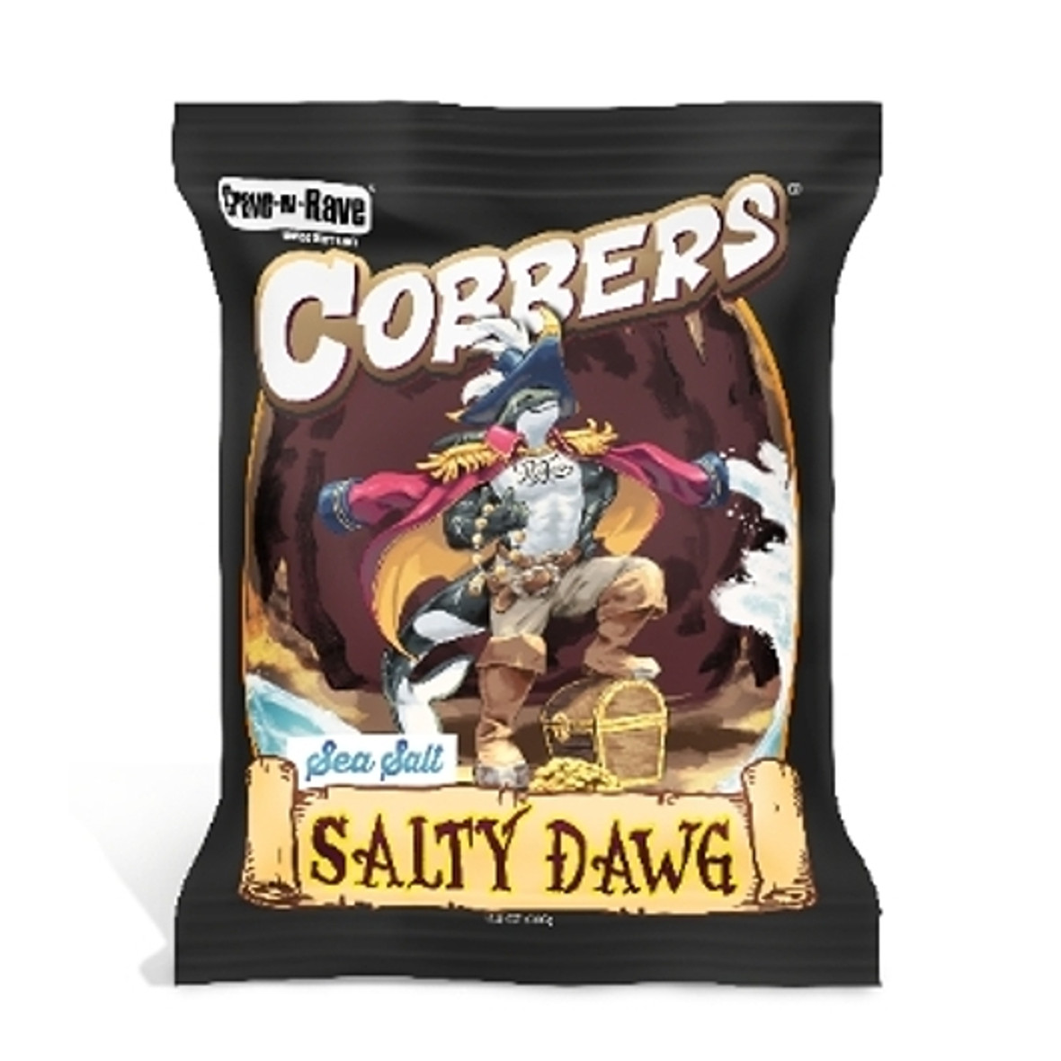 Crave-N-Rave Sea Salt Cobbers, Individually Wrapped, 0.8 Ounce, 300 Per Case