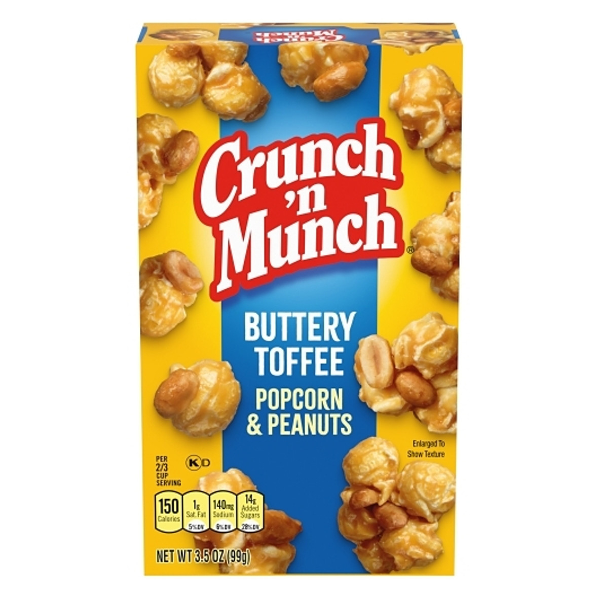 Crunch N Munch Buttery Toffee Popcorn, 3.5 Ounces, 12 Per Case