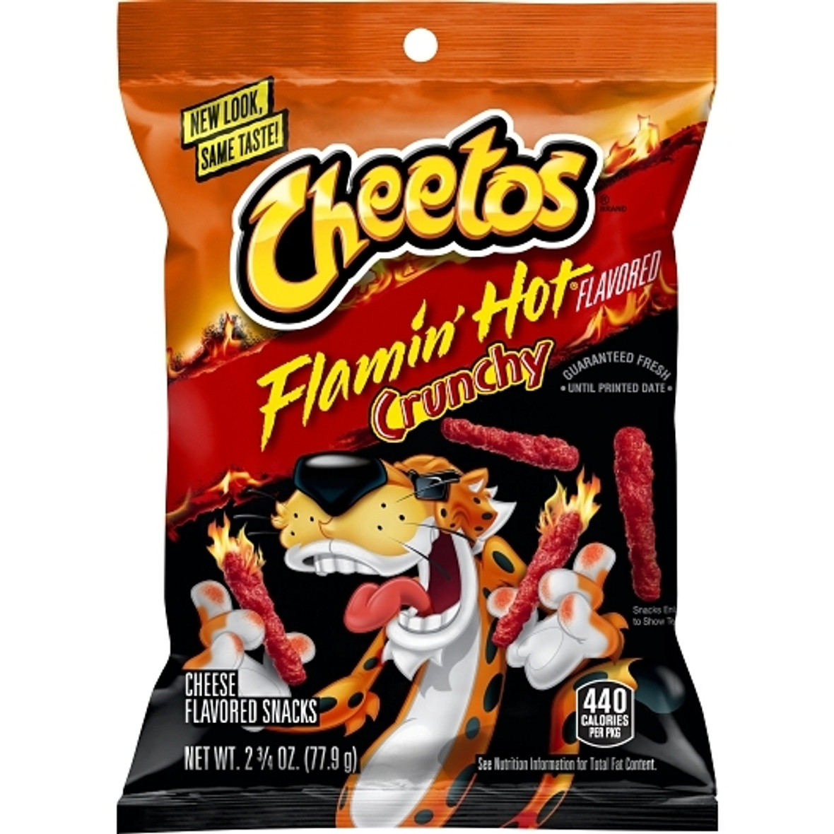 Cheetos Crunchy Flamin Hot Cheese Flavored Snack, 2.75 Ounce, 32 Per Case