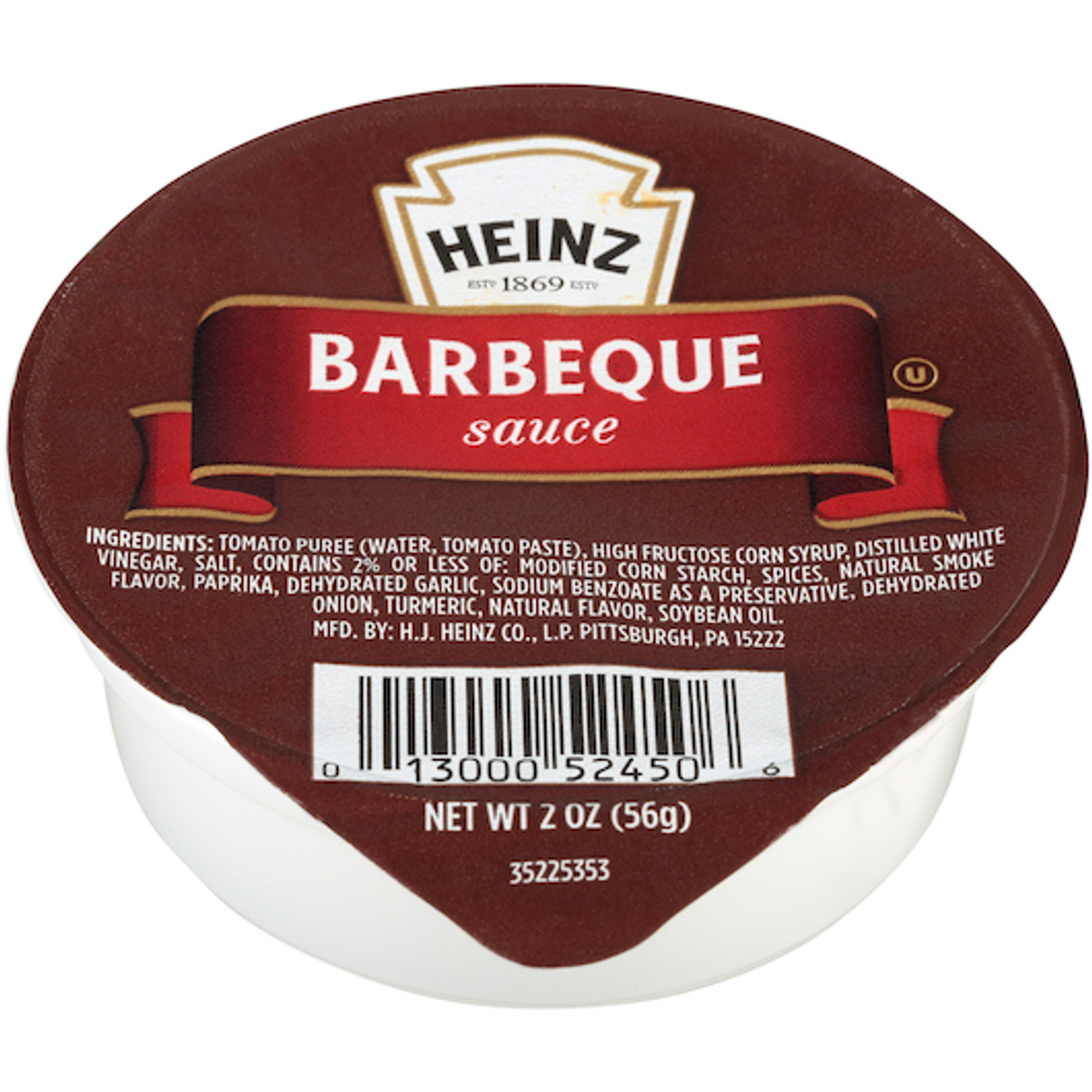 Heinz Barbecue, 2 Ounces, 60 Per Case