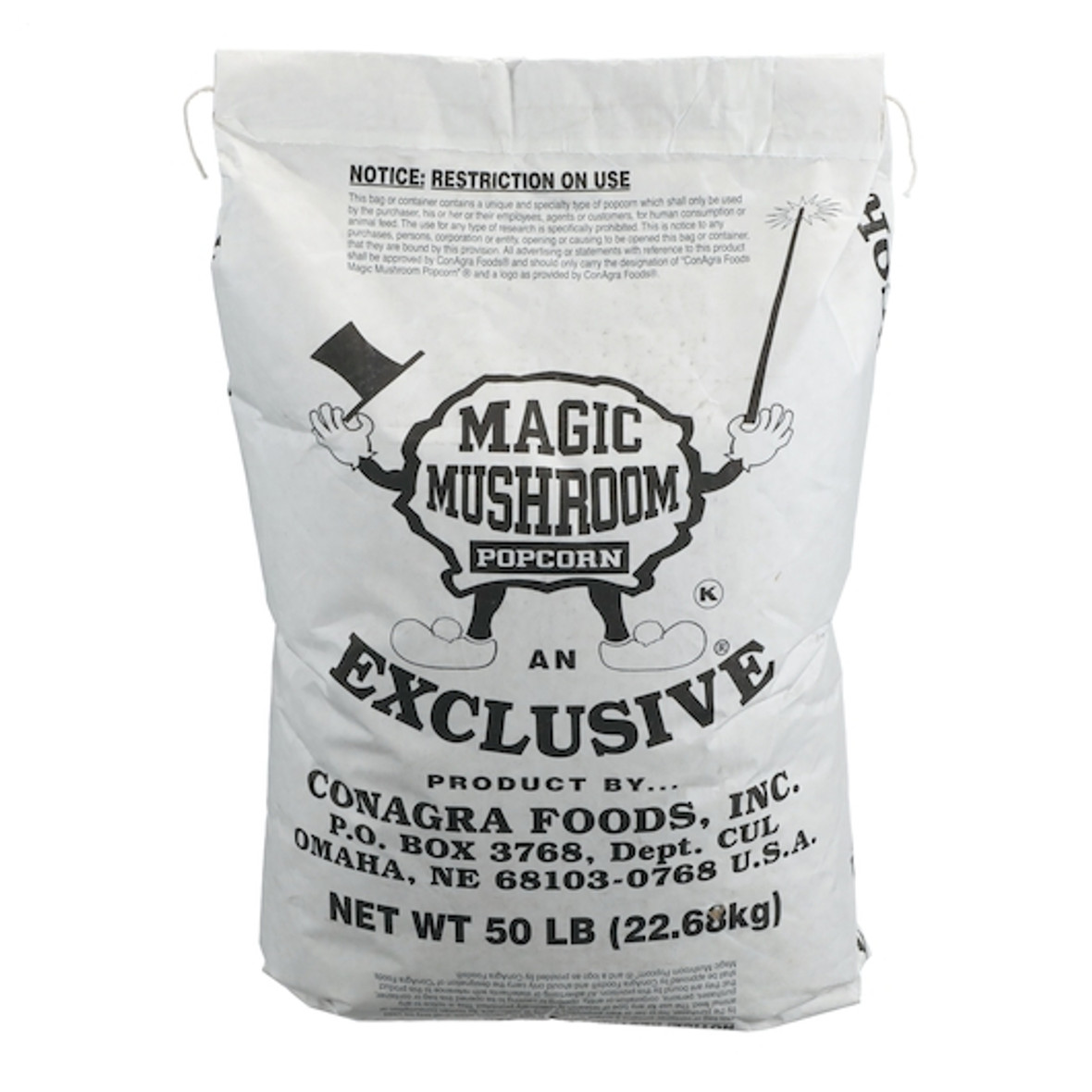 Vogel Magic Mushroom Popcorn Kernels, 50 Pound, 1 Per Case