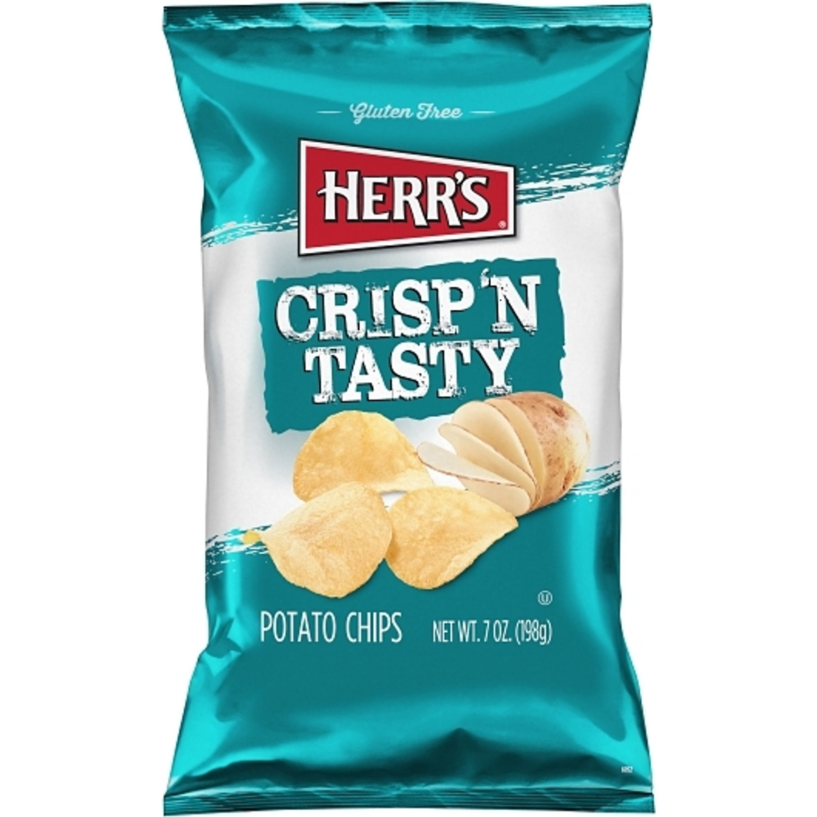 Herr Brands Crisp N tasty Potato Chip, 7 Ounce, 12 Per Case