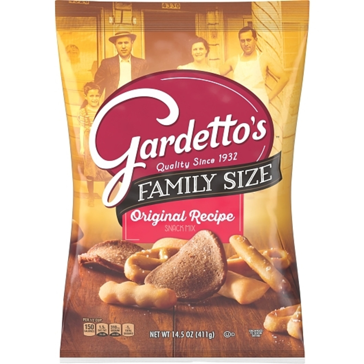 Gardetto s Snack Mix Original Recipe, 14.5 Ounces, 8 Per Case