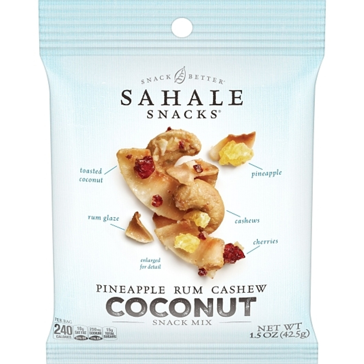 Sahale Pineapple Rum Coconut Snack Mix, 1.5 Ounce, 18 Per Case