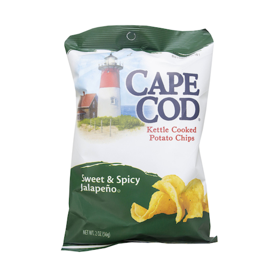 Cape Cod Jalapeno Potato Chip, 2 Ounces, 6 Per Case