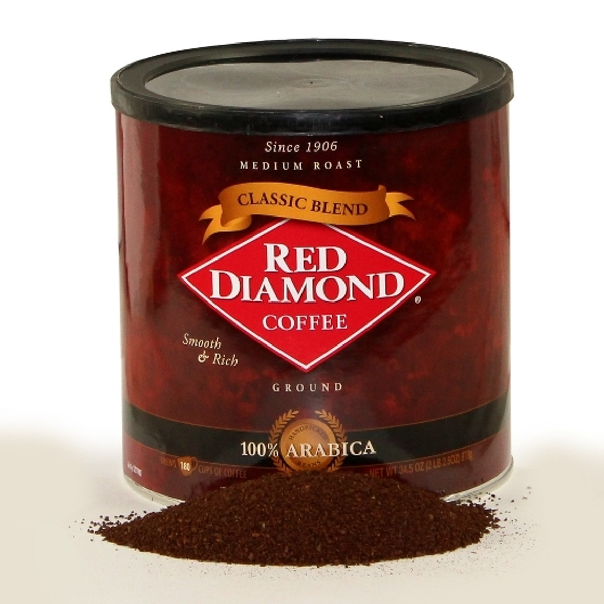 Red Diamond Classic Coffee Can, 2.16 Pounds, 6 Per Case