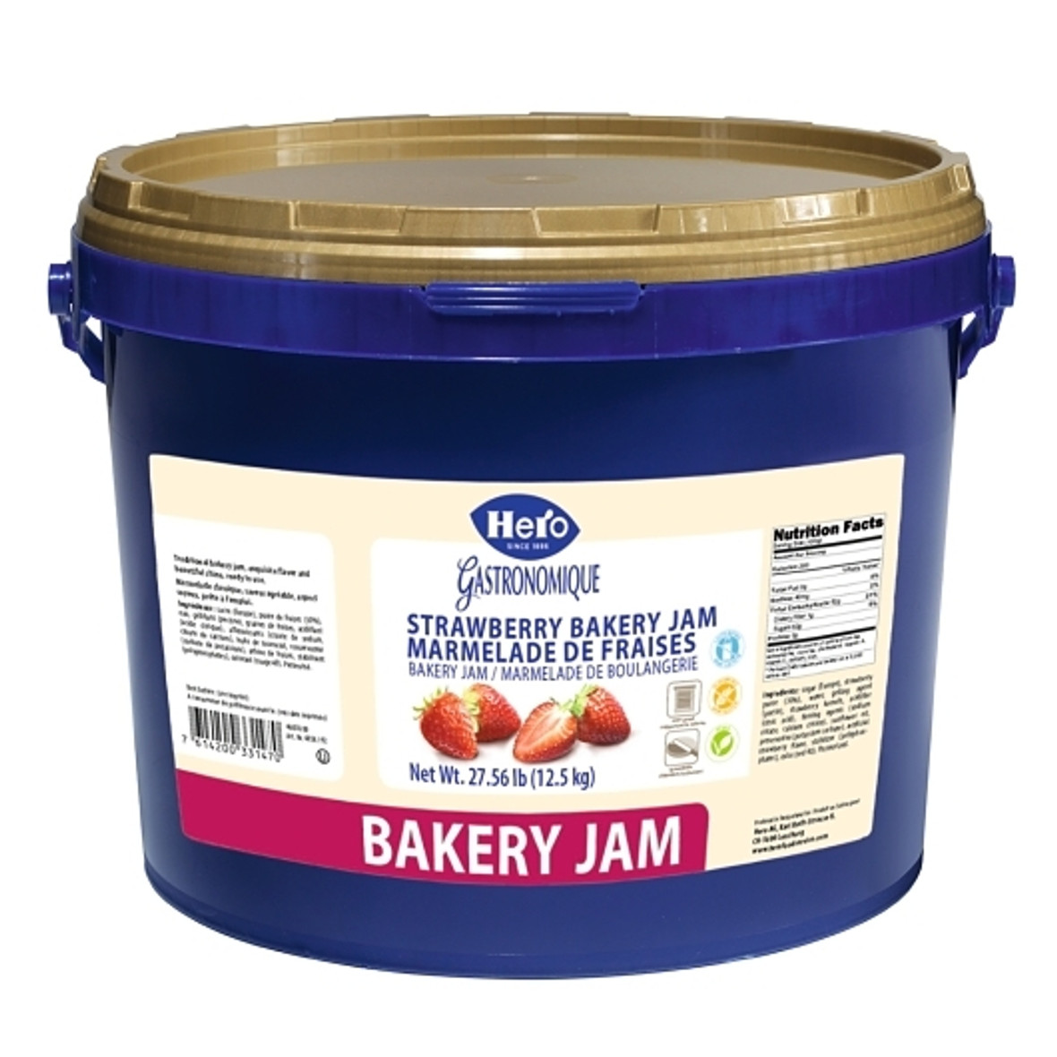Hero Strawberry Baking Jam, 27.56 Pound