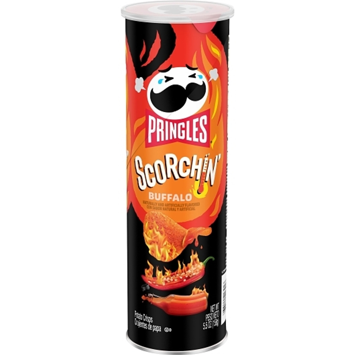 Pringles Scorchin  Buffalo Crisps, 5.5 Ounce, 14 Per Case