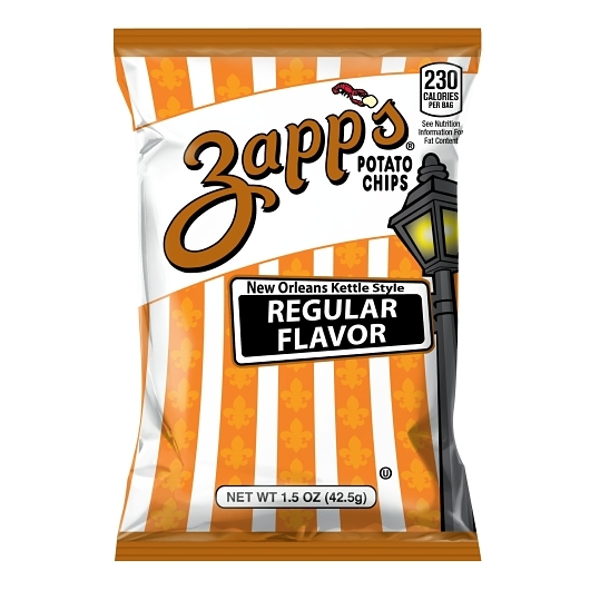 Zapp s Potato Chips Regular, 1.5 Ounces, 60 Per Case