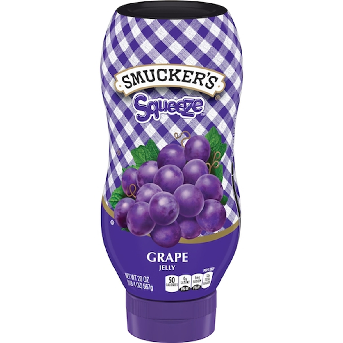 Smucker s Grape Jelly Squeeze, 20 Ounces, 12 Per Case