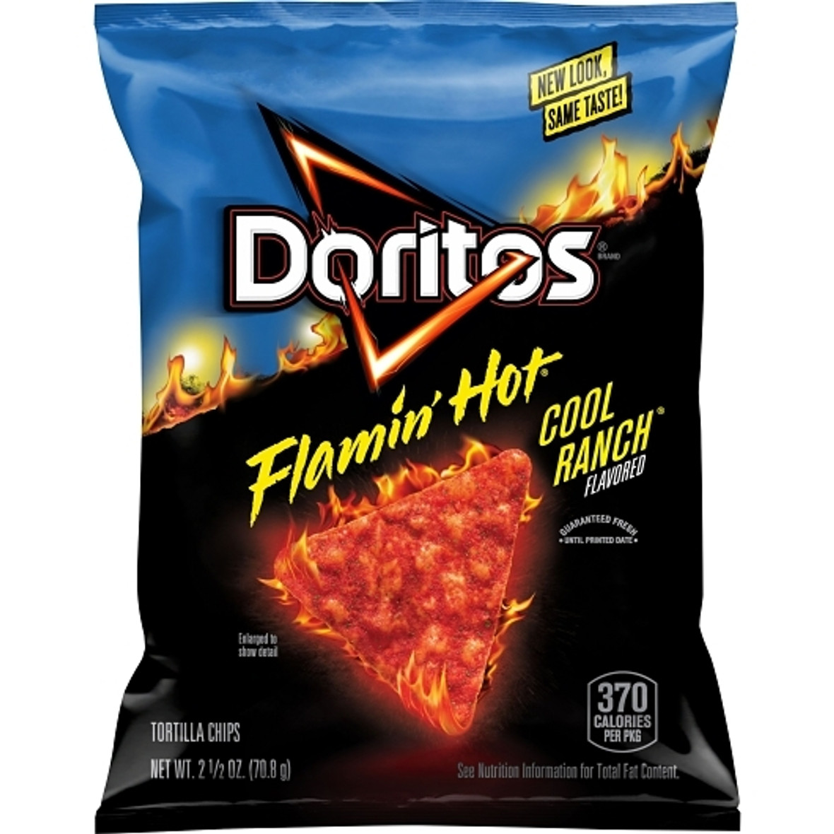 Doritos Flamin Hot Cool Ranch Tortilla Chips, 2.5 Ounce, 24 Per Case