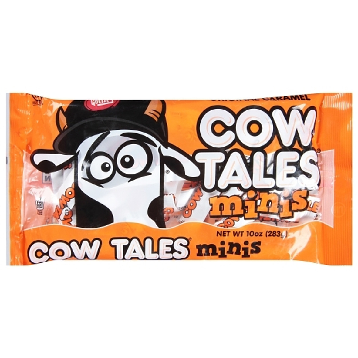 Goetzes Mini Vanilla Cow Tales, 10 Ounce, 12 Per Case