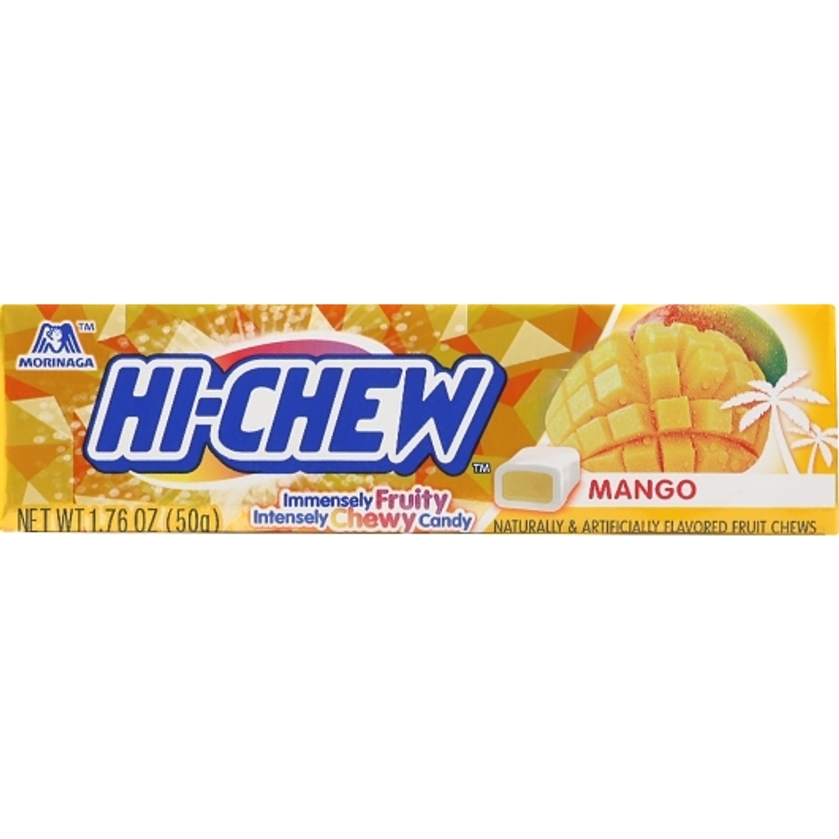 Hi-Chew Mango Stick Master Case, 1.76 Ounces, 15 Per Box, 12 Per Case