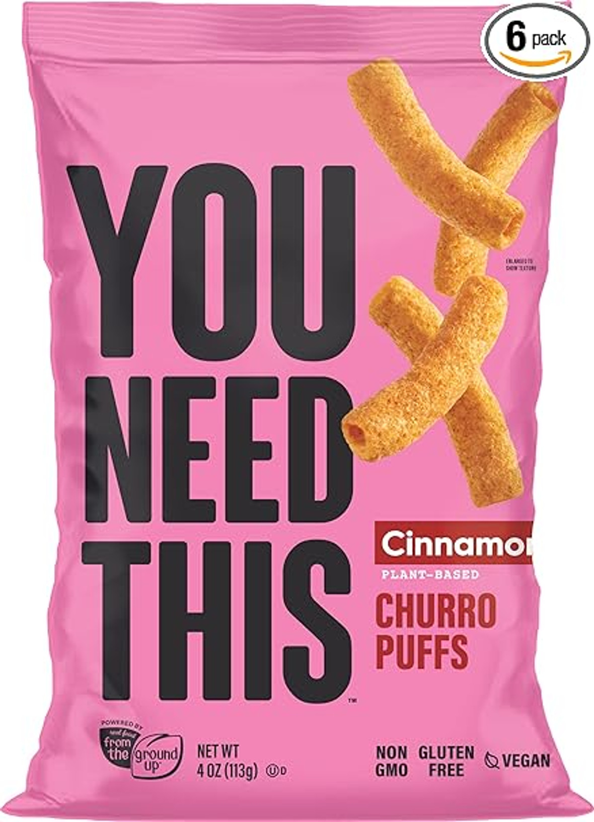 You Need This Churro Puff Stalk, 4 Ounce, 6 Per Case