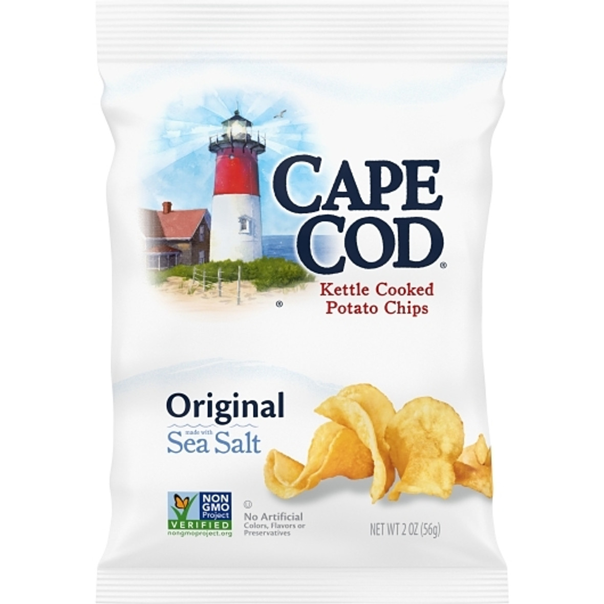 Cape Cod Original Potato Chips, 2 Ounce, 6 Per Case