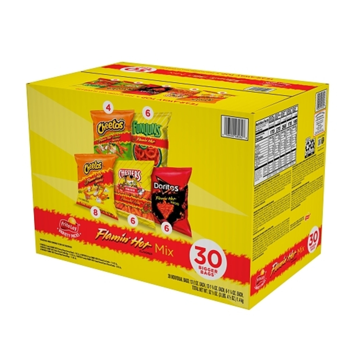 Frito Lay Flamin Hot Mixed Box, 60 Count Frito Lay Flamin Hot Mixed Box, 60 Count