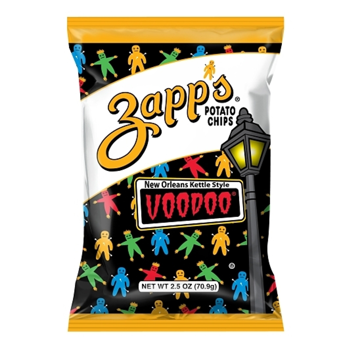 Zapp s Potato Chips Voodoo Kettle Chips, 2.5 Ounces, 10 Per Case