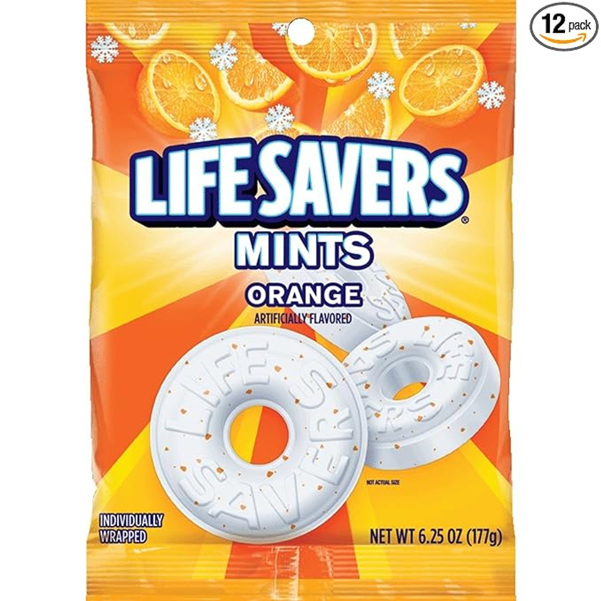 Lifesavers Orange Mint 6.25 Ounce, 6.25 Ounces, 12 Per Case