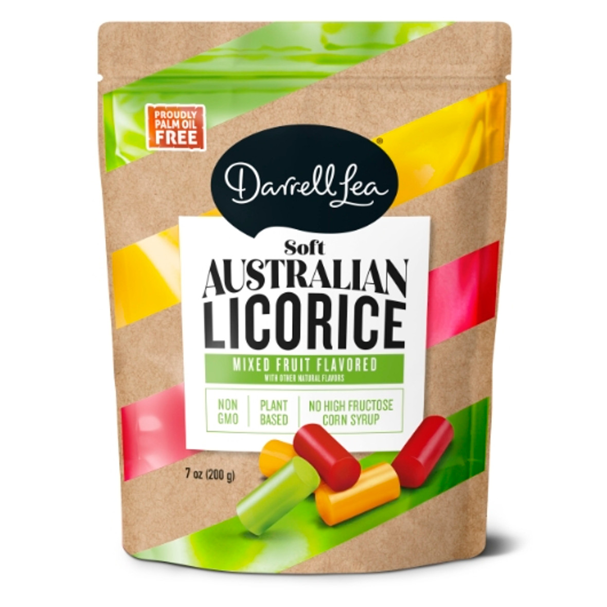 Darrell Lea Mixed Soft Licorice, 7 Ounce, 8 Per Case