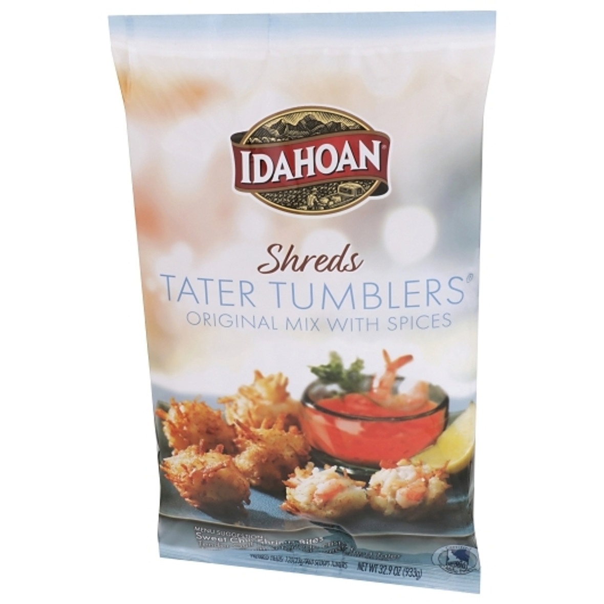 Idahoan Foods Tater Tumblers Original Mix With Spices, 32.9 Ounce, 4 Per Case