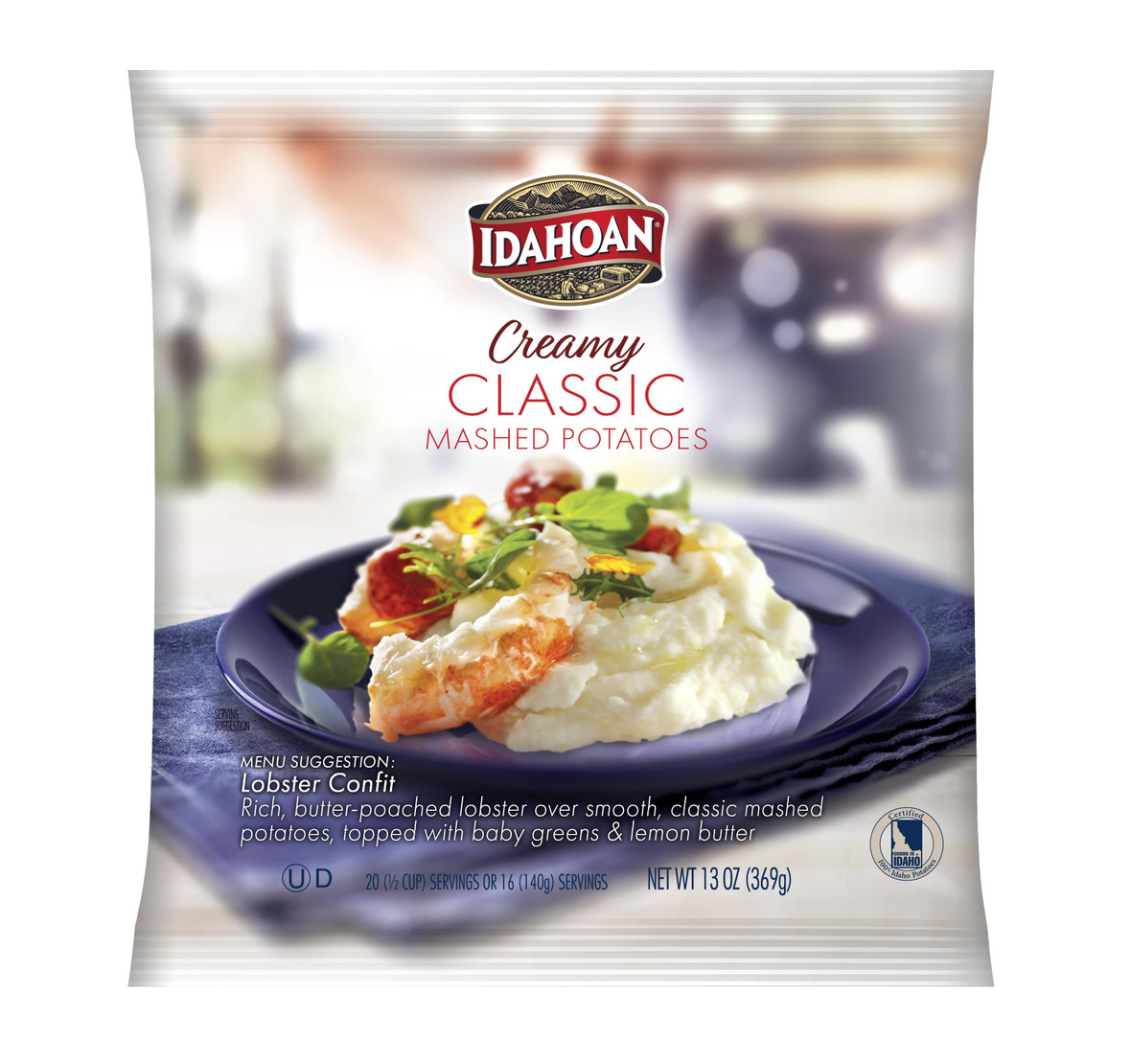 Idahoan Foods Creamy Classic Mashed Potatoes, 13 Ounce, 24 Per Case