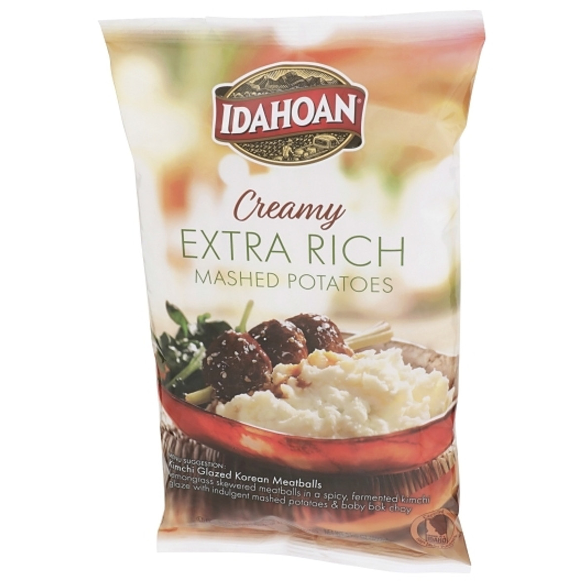 Idahoan Foods Creamy Extra Rich Mashed Potatoes, 31.5 Ounce, 8 Per Case