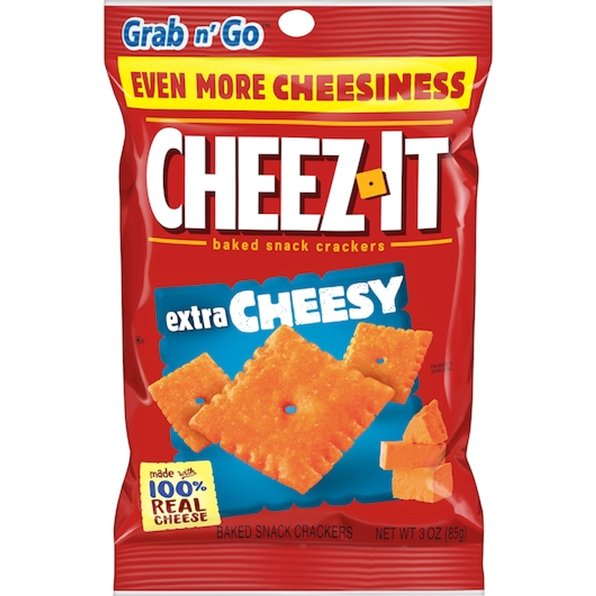 Kellogg s Crackers Extra Cheesy, 3 Ounce, 6 Per Box, 6 Per Case