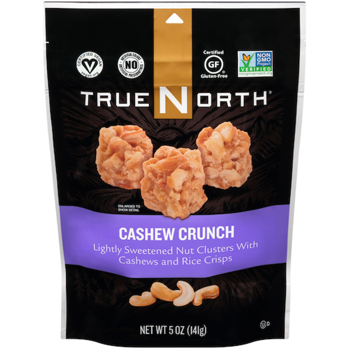 True North Cashew Crunch Pouch, 5 Ounces, 6 Per Case