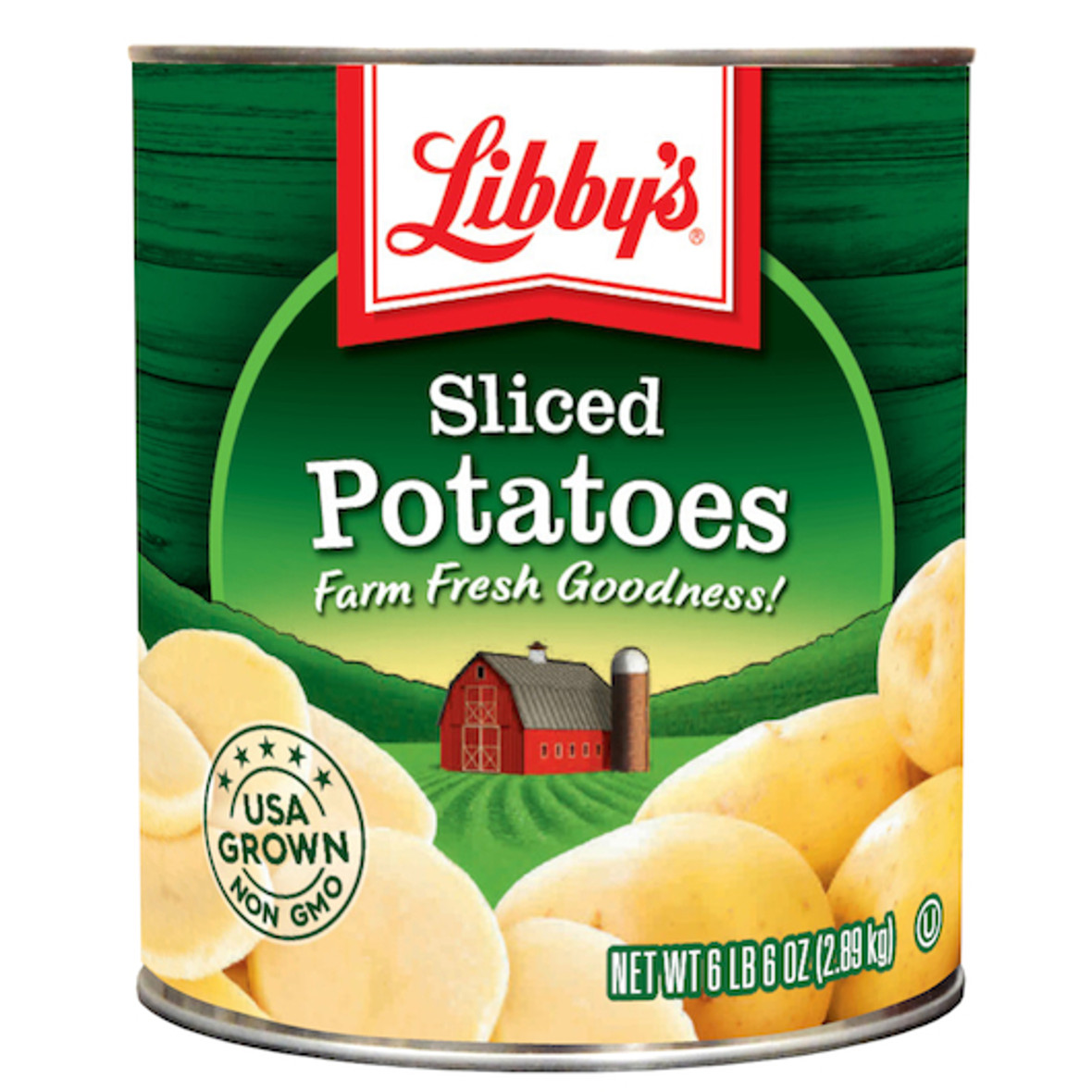 Libby s Sliced Potatoes, 102 Ounce, 6 Per Case