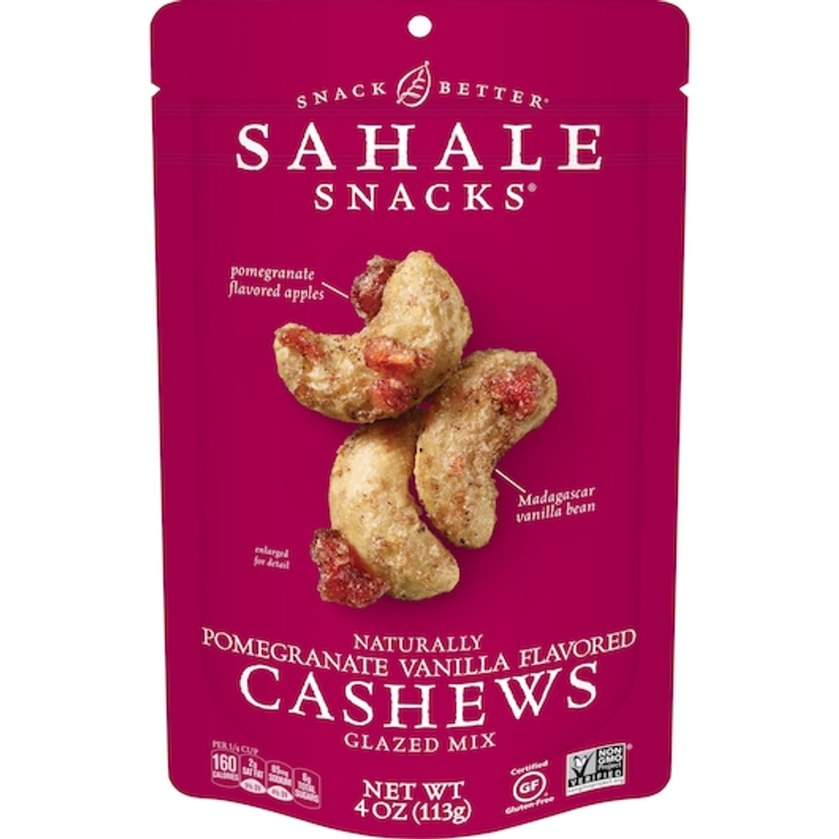 Sahale Cashew Pomegranate, 4 Ounce, 6 Per Case Sahale Cashew Pomegranate, 4 Ounce, 6 Per Case