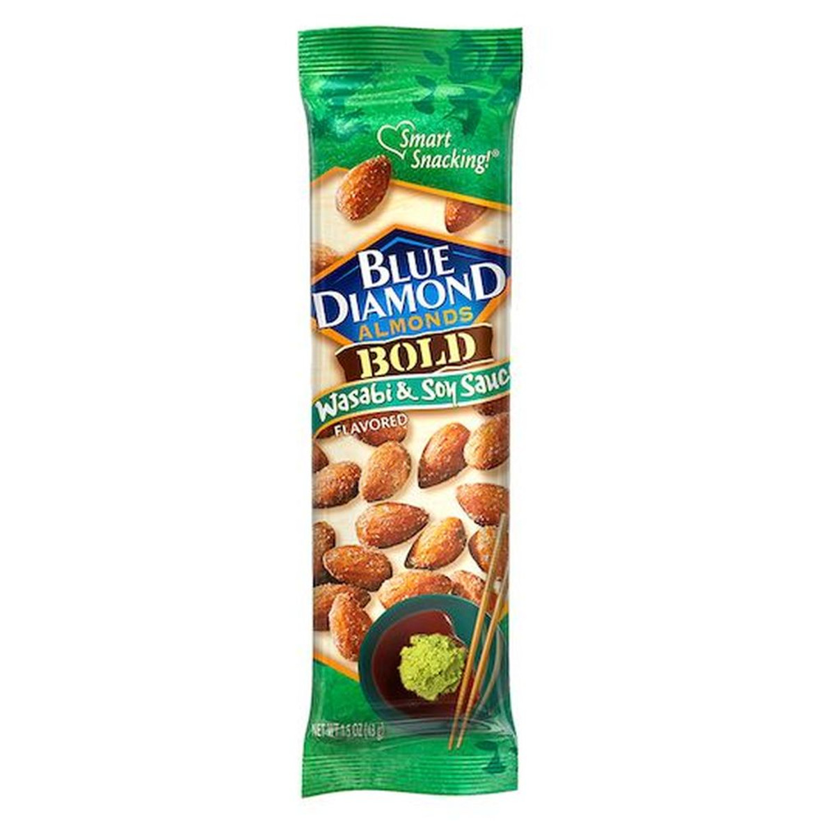 Blue Diamond Almonds Floor Display Tubes, 1.5 Ounce, 9 Per Case