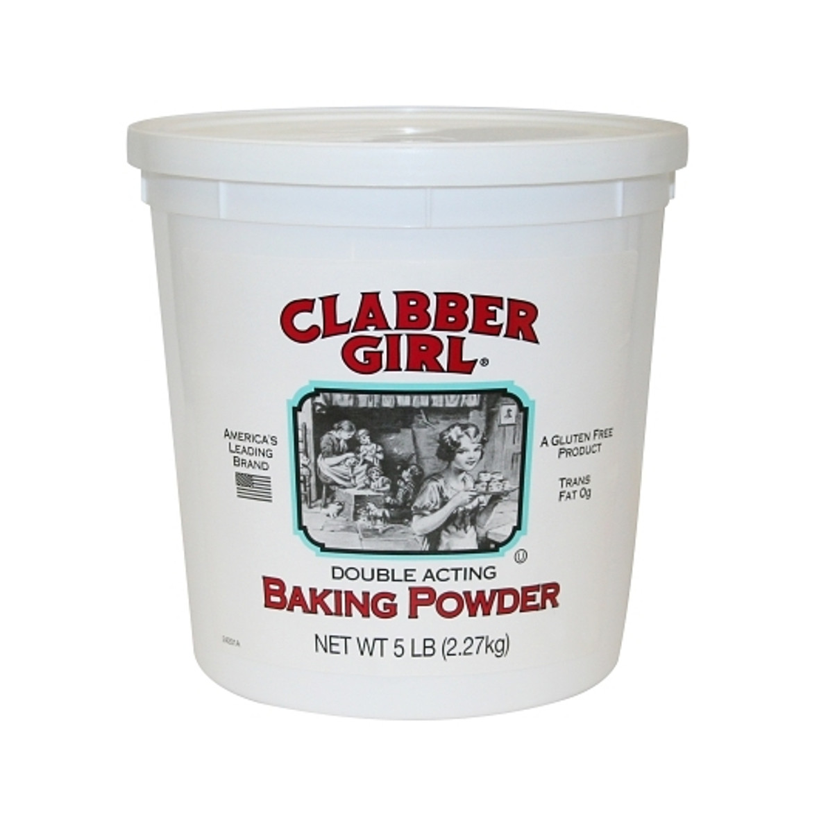Clabber Girl Gluten Free Baking Powder, 5 Pounds, 6 per Case
