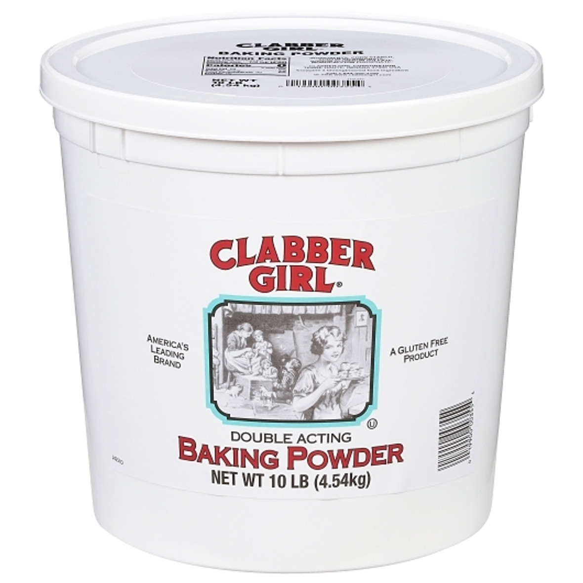 Clabber Girl Double Acting Baking Powder, 10 Pounds, 4 Per Case
