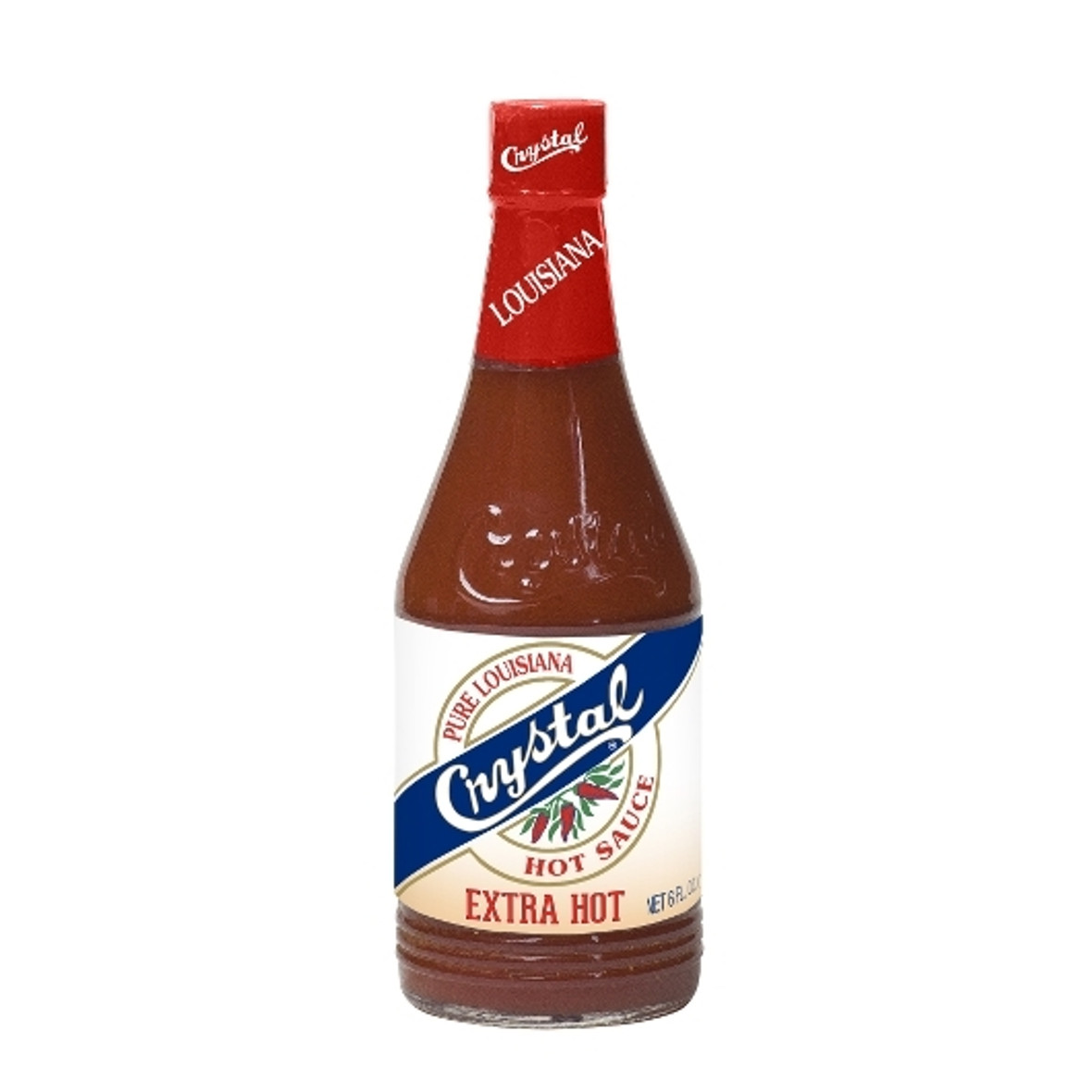 Crystal Louisiana Pure Extra Hot Sauce, 6 Ounce, 12 Per Case