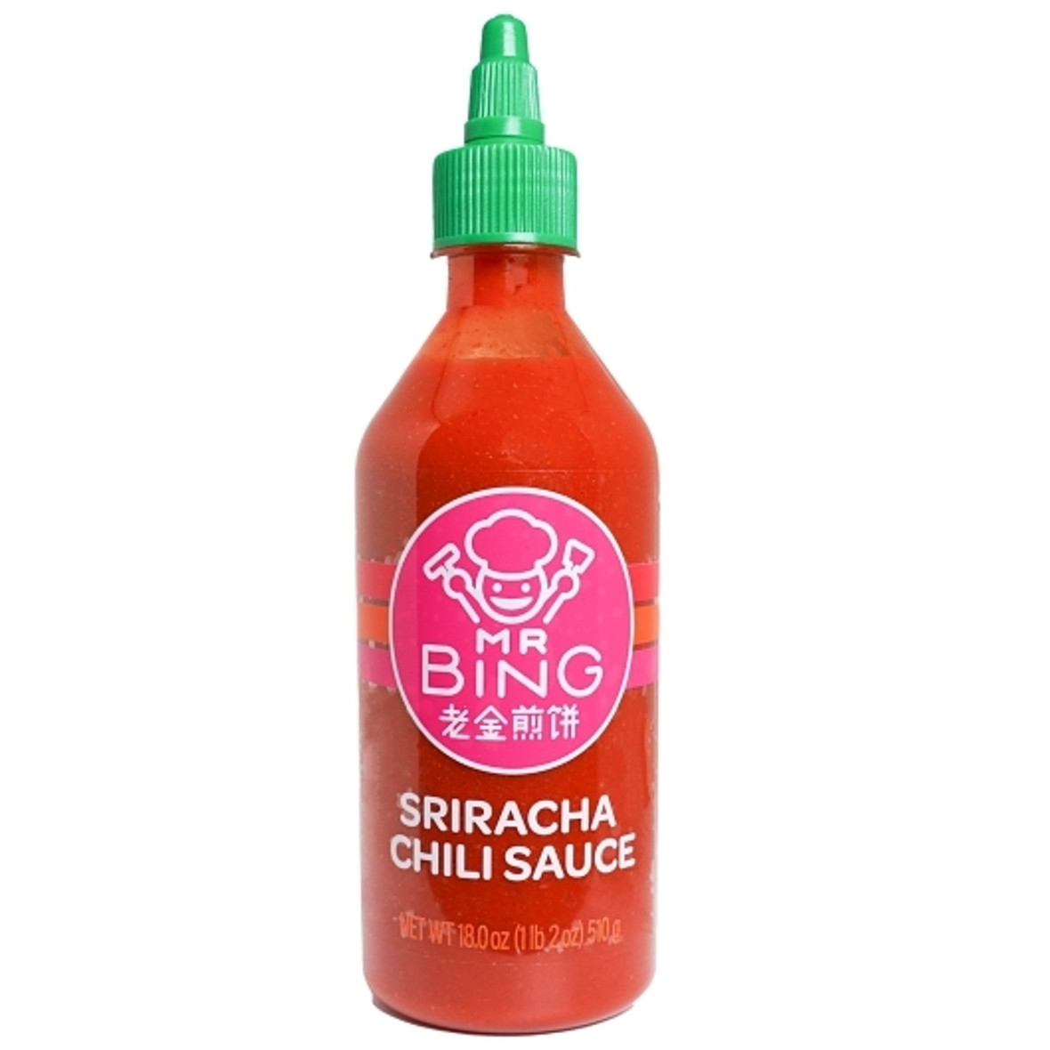 Mr. Bing Sriracha Chili Sauce, 18 Ounce, 12 Per Case