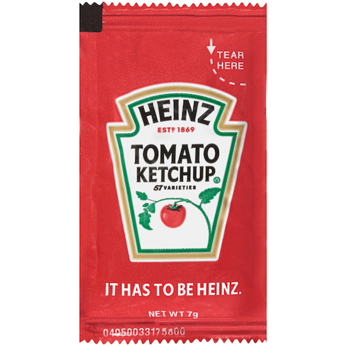 Heinz Ketchup Single Serve 1000 Each 7Gm, 15.43 Pound, 1 Per Case