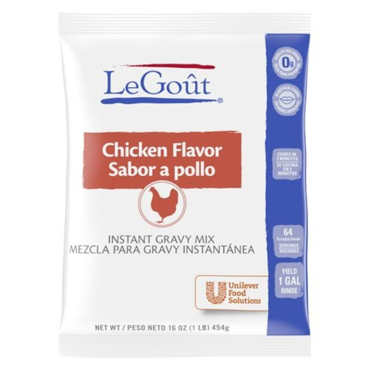 Legout Instant Chicken Gravy Mix, 1 Pounds, 8 Per Case