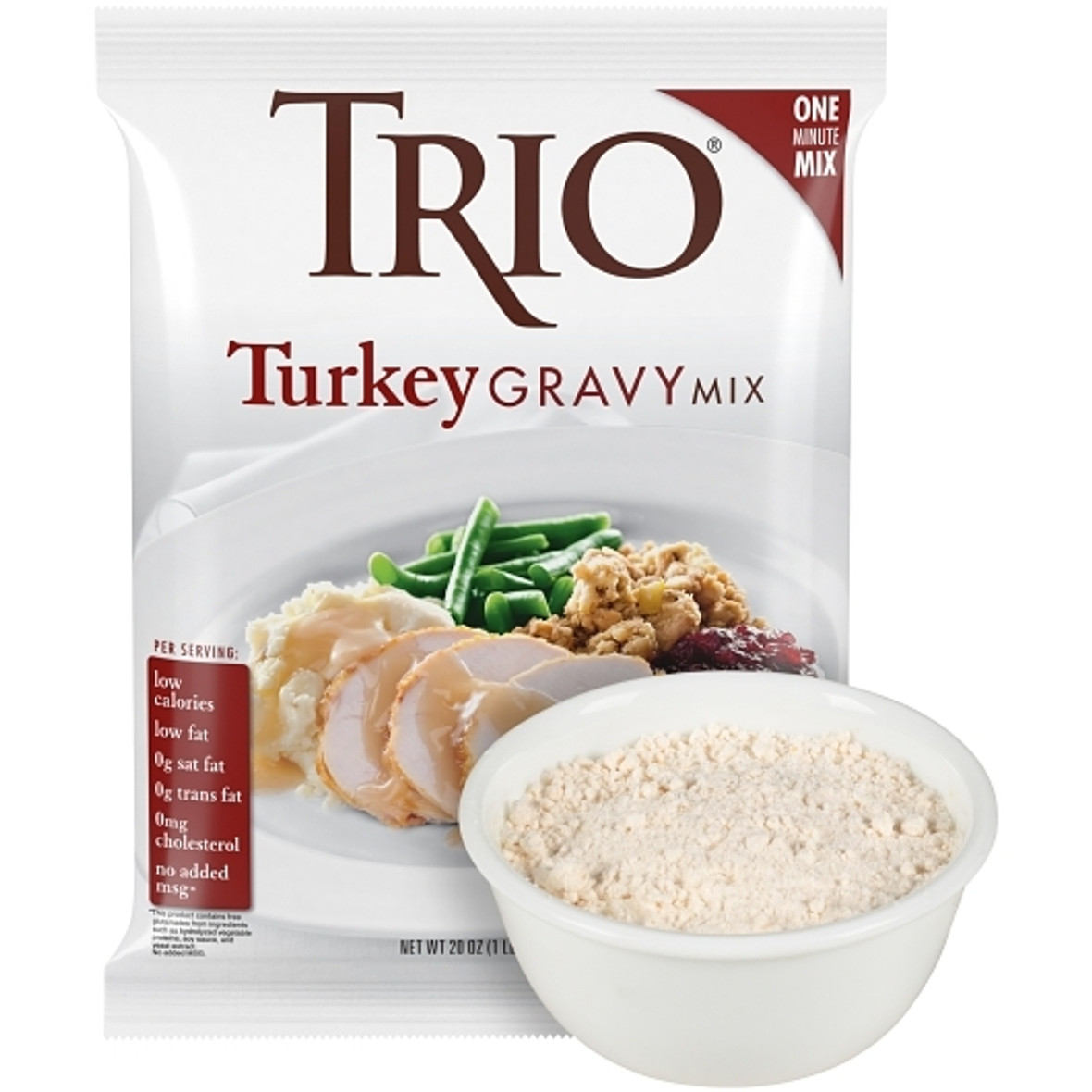 Trio Turkey Gravy Mix, 1.25 Pounds, 8 Per Case