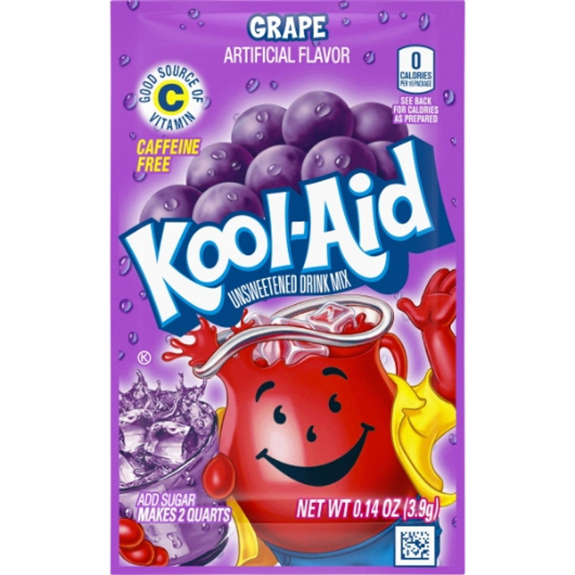 Kool Aid Grape Beverage, 0.14 Ounces, 192 Per Case