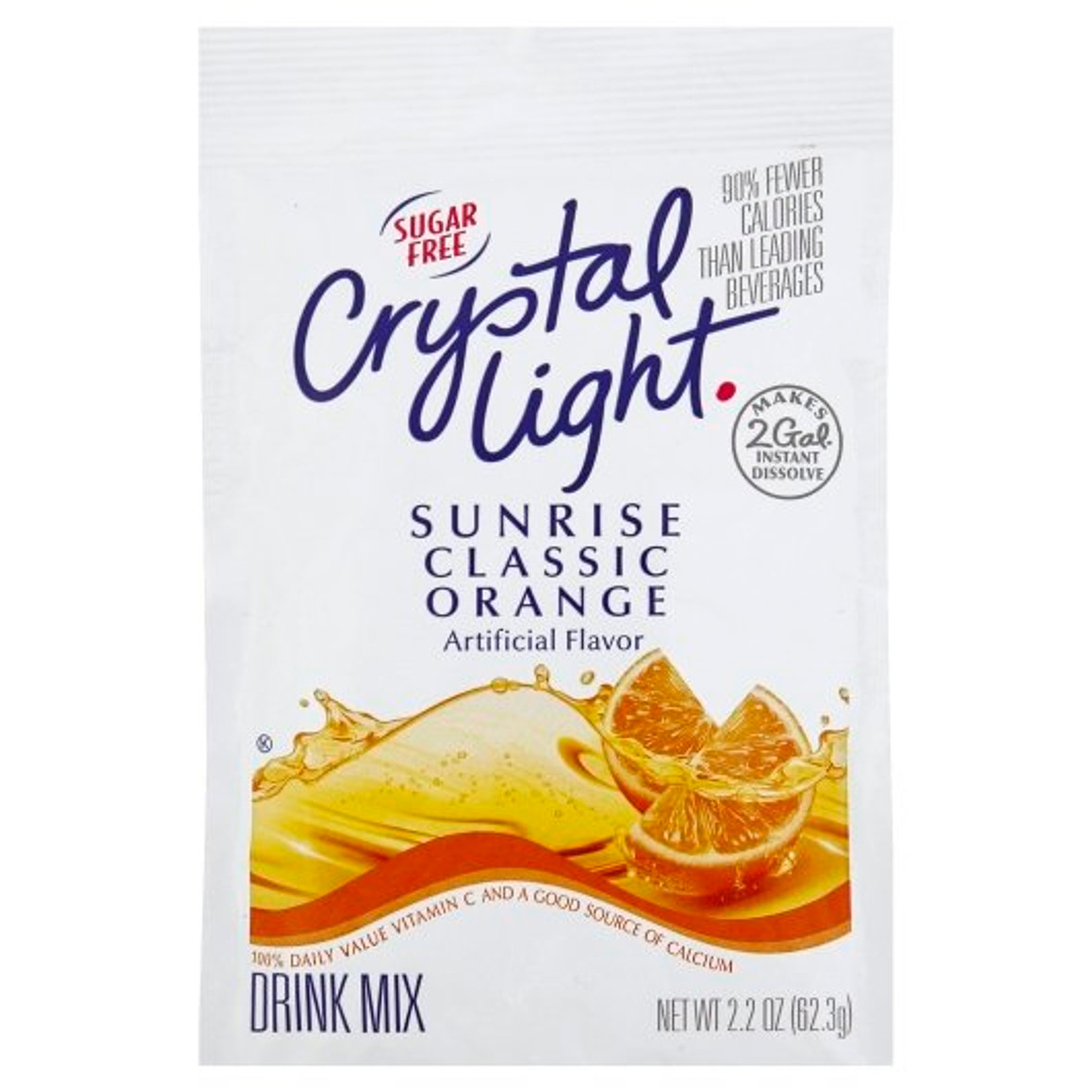 Kraft Crystal Light Sunrise Orange Powder Beverage Mix, 2.2 Ounces, 12 Per Case