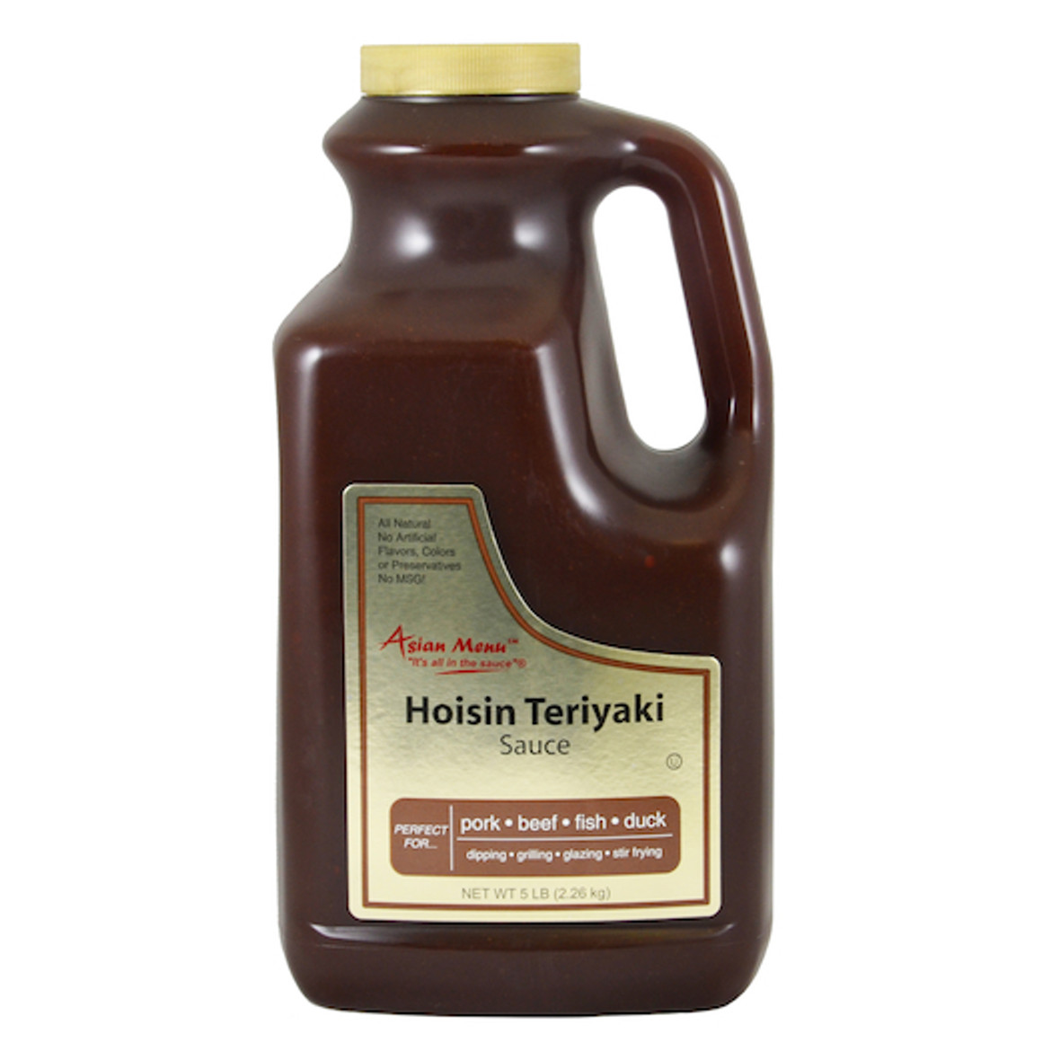 Asian Menu All Natural Hoisin Teriyaki Sauce, 0.5 Gallon, 4 Per Case